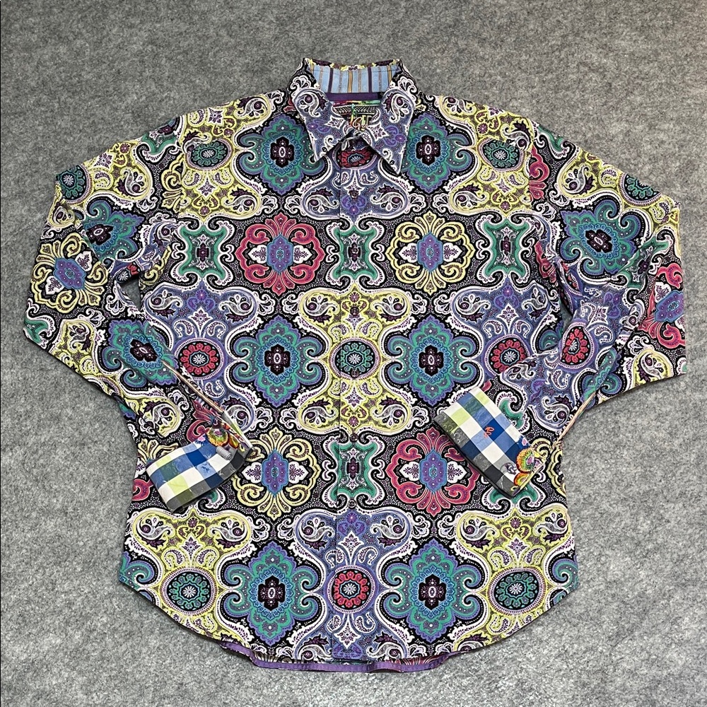 Robert Graham Vibrant Paisley Button Down Shirt